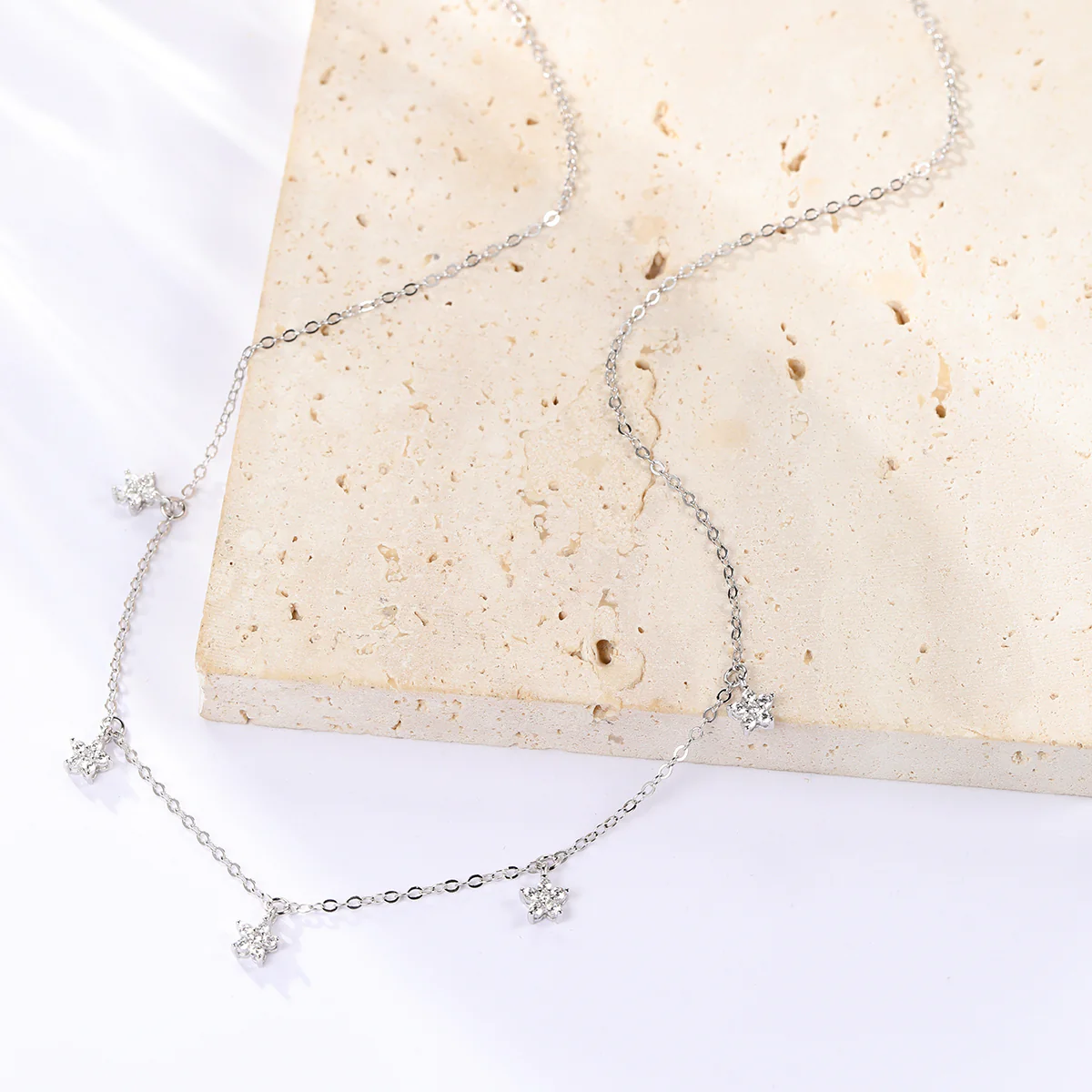 Bloom Charm Necklace Sterling Silver - Image 10