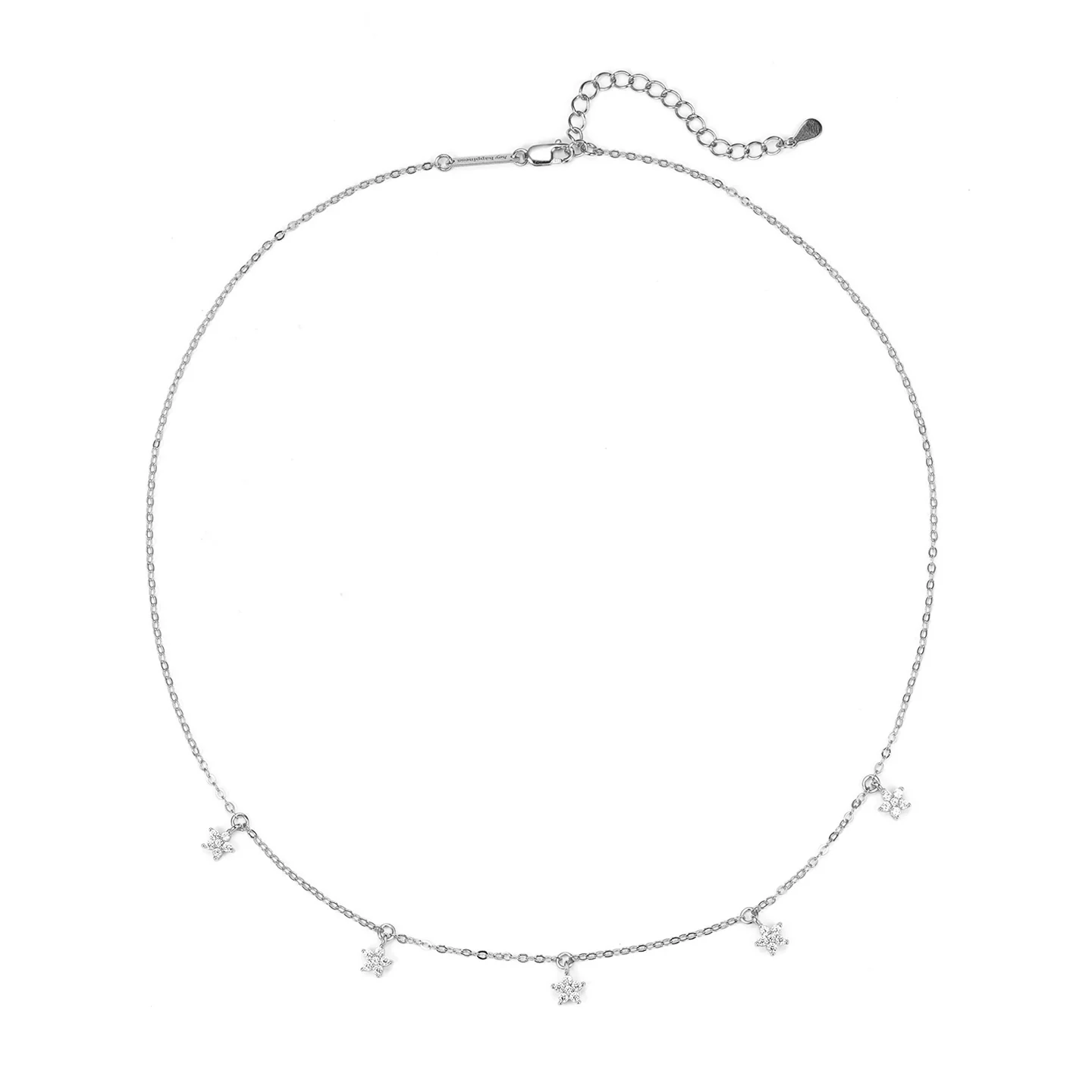 Bloom Charm Necklace Sterling Silver - Image 6