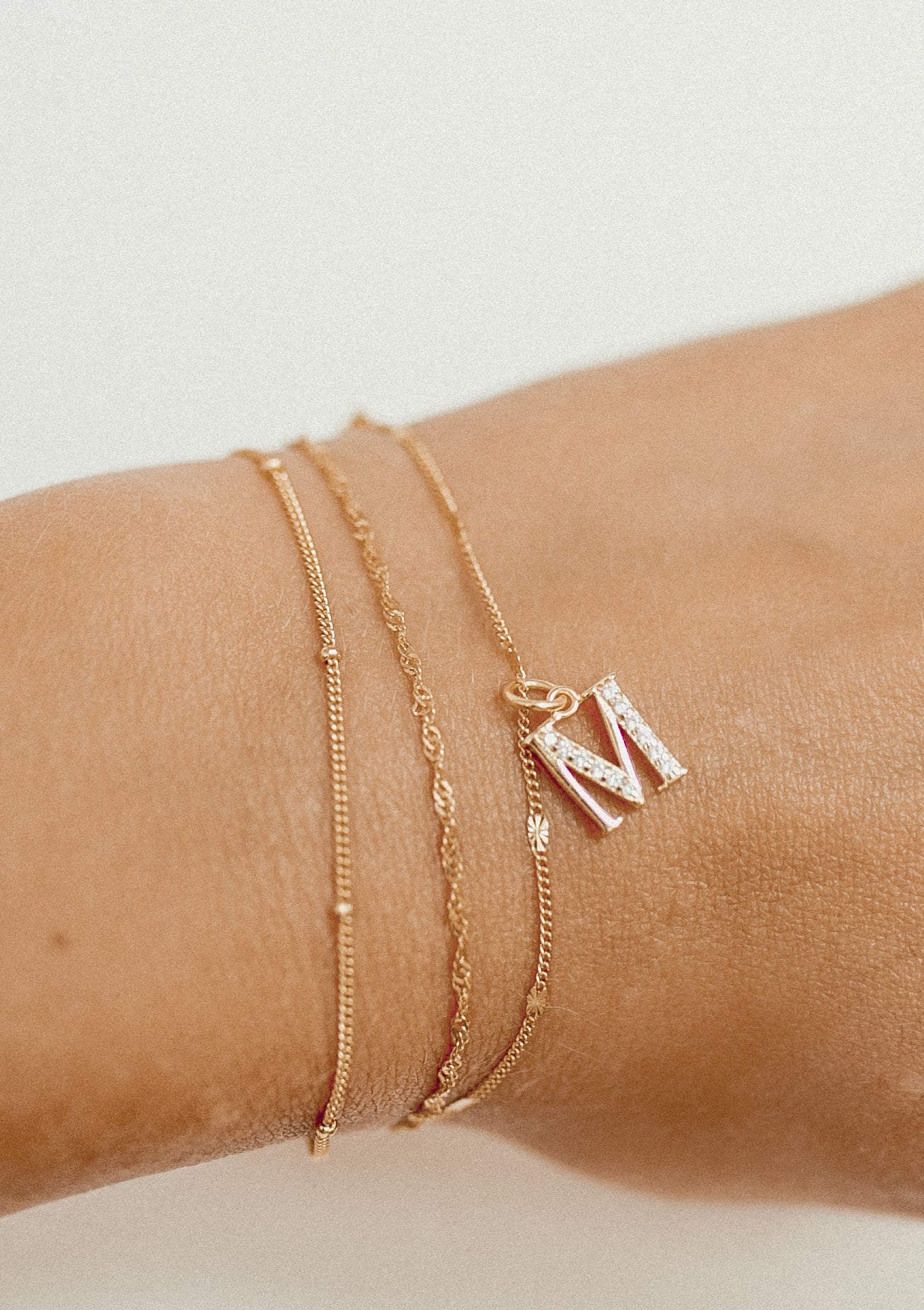 Bobble Chain Bracelet Sterling Silver Gold - Image 6