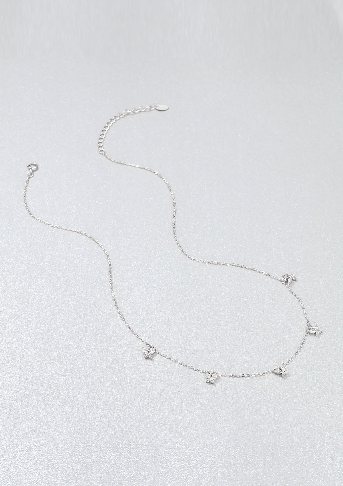 Butterfly Pendant Necklace Sterling Silver - Image 9