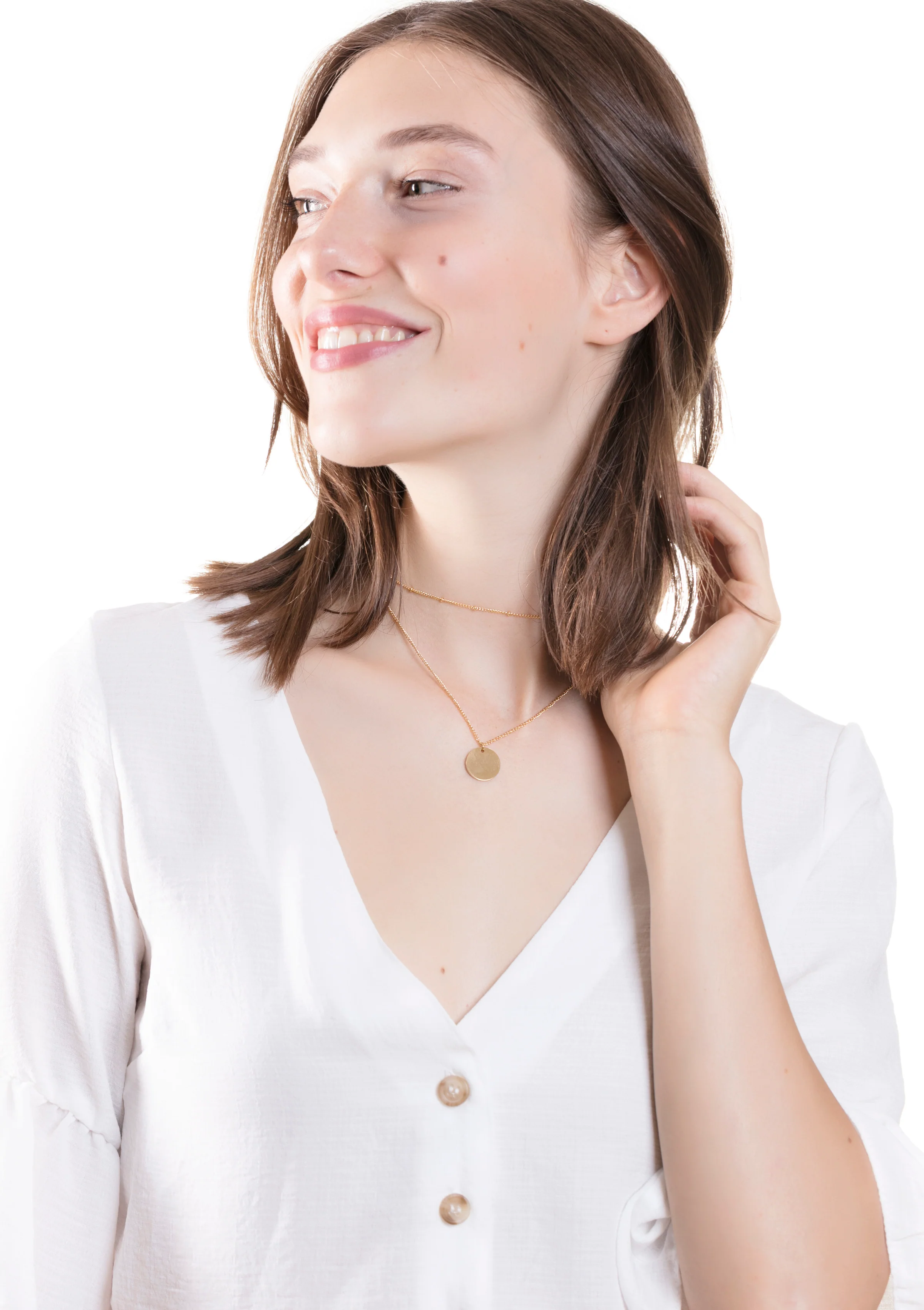 Circle Necklace Layering Set - Image 7