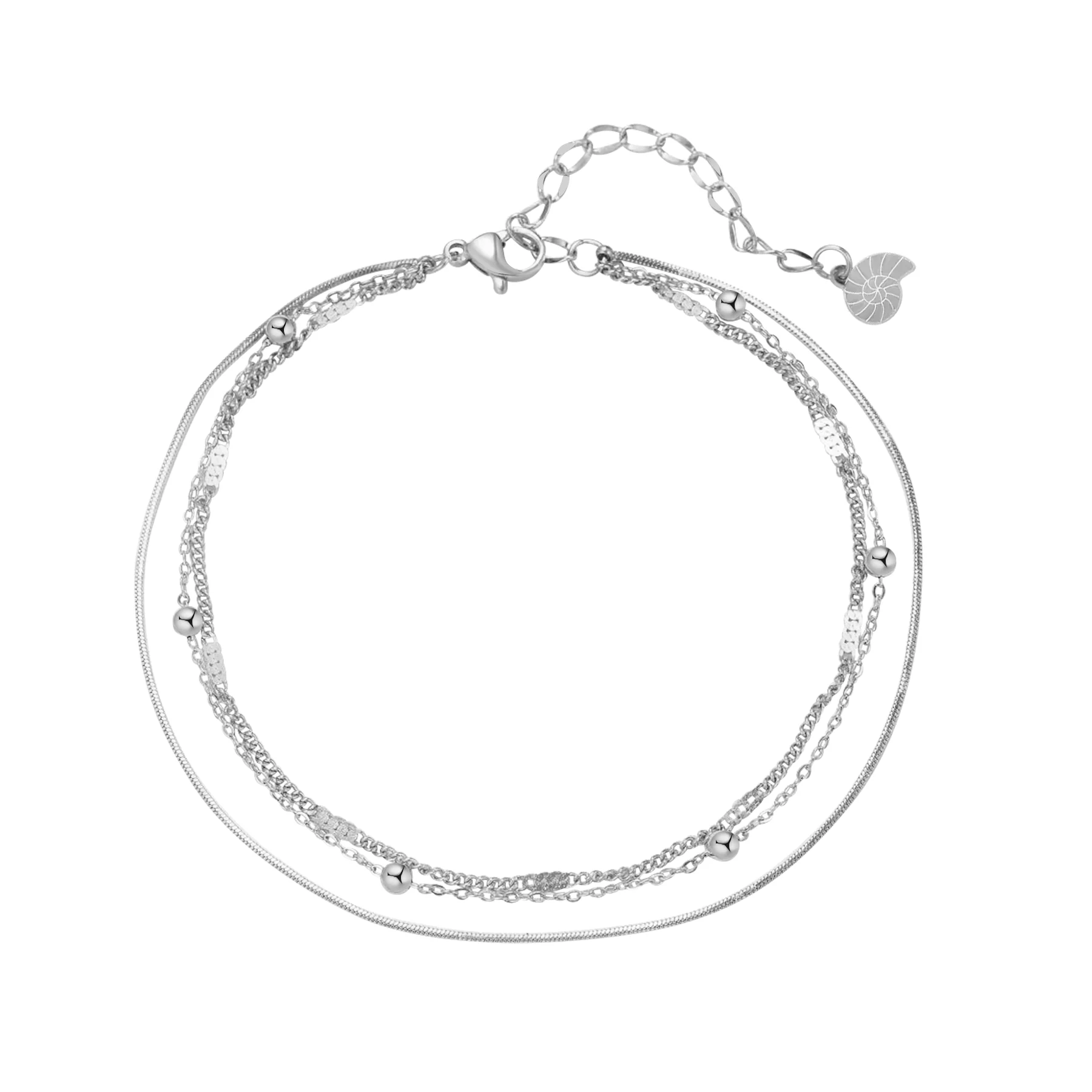 Classic Trio Chain Anklet Waterproof - Image 11