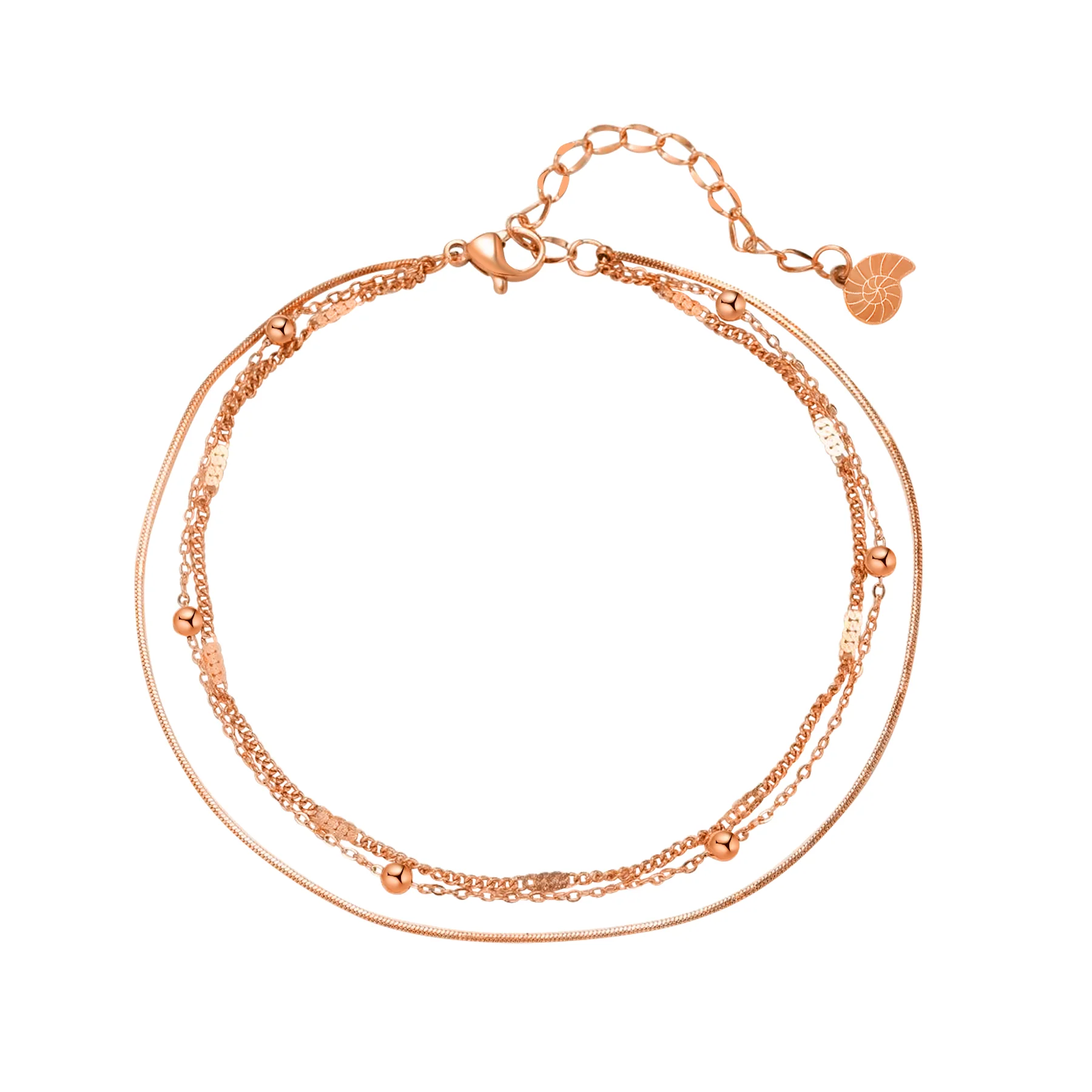 Classic Trio Chain Anklet Waterproof - Image 6