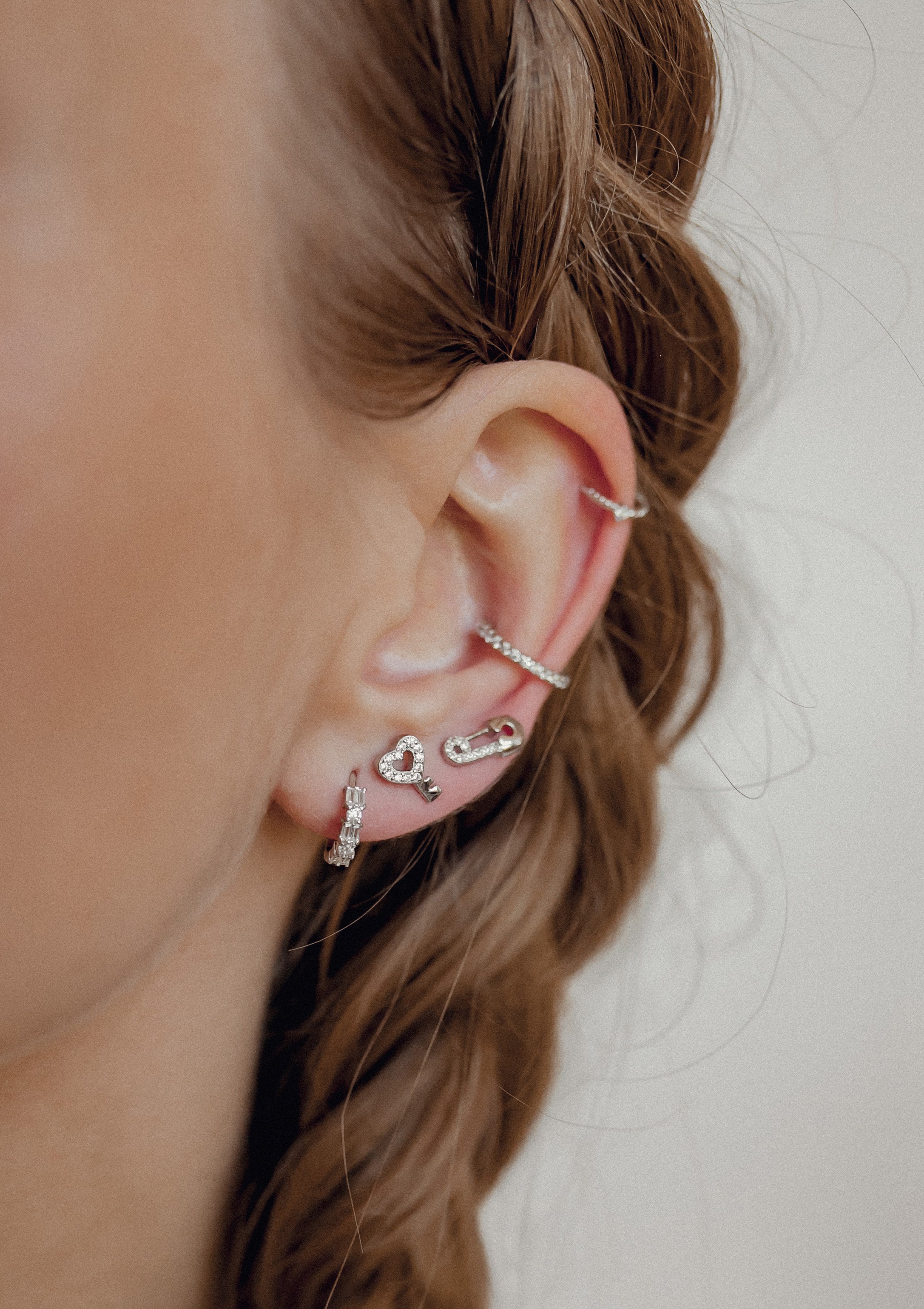 Diamond Ear Cuff Sterling Silver - Image 21
