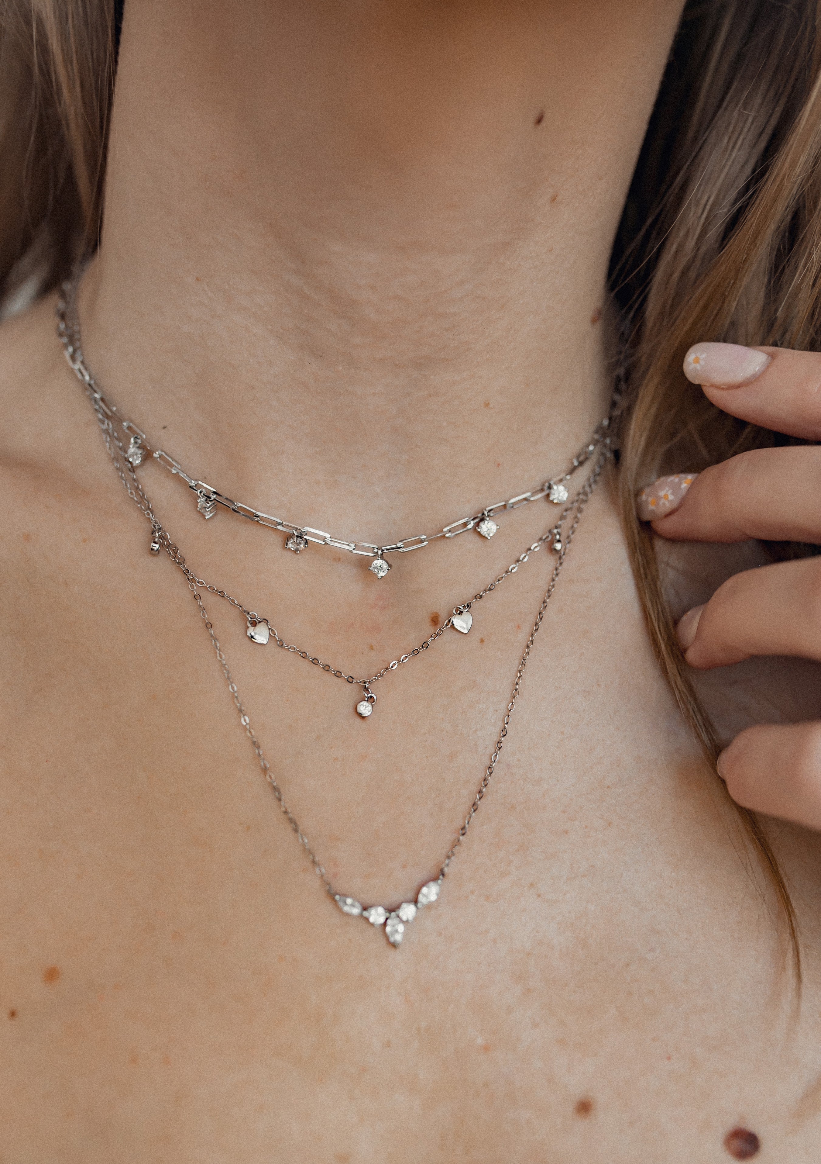 Gemstone Crown Necklace Sterling Silver - Image 13
