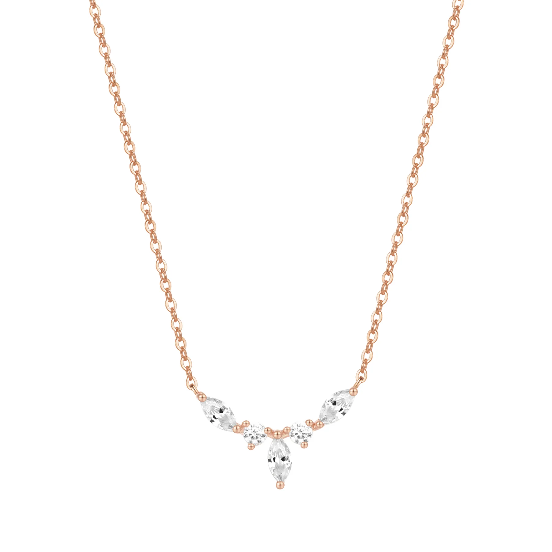 Gemstone Crown Necklace Sterling Silver - Image 5