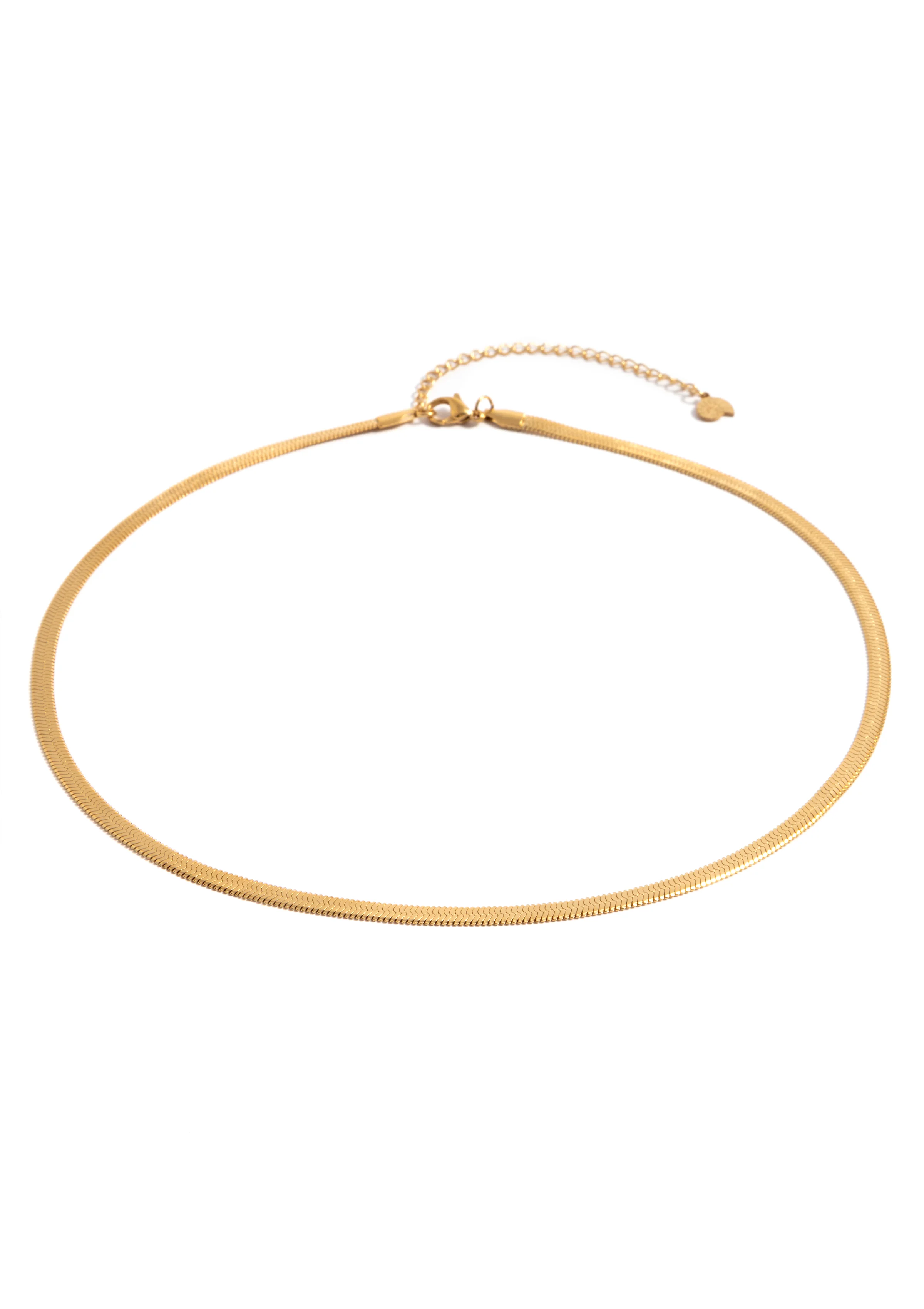 Snake Chain Necklace Gold - Image 8
