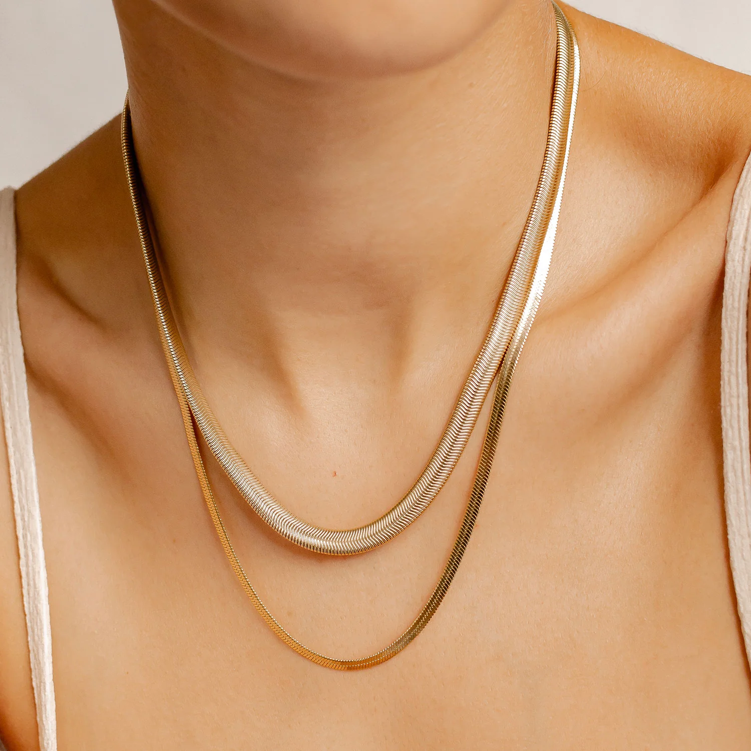 Snake Chain Necklace Set - Image 8